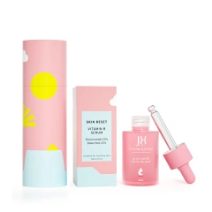 1oz 20ml 30ml 50ml Custom Round Serum Dropper Bottle Frosted Pink Glass Droppers Bottle With Paper Box Cosmetic Packaging