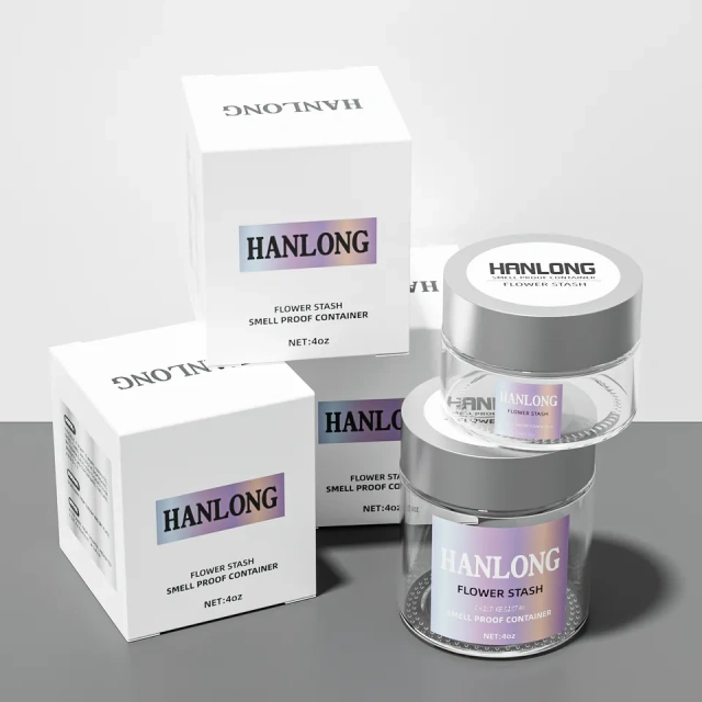 Customized paper can logo exclusive printing brand image instantly jars of weed