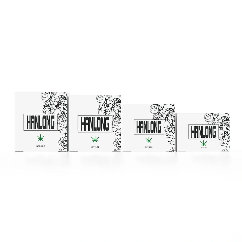Customized paper can logo exclusive printing brand image instantly jars of weed