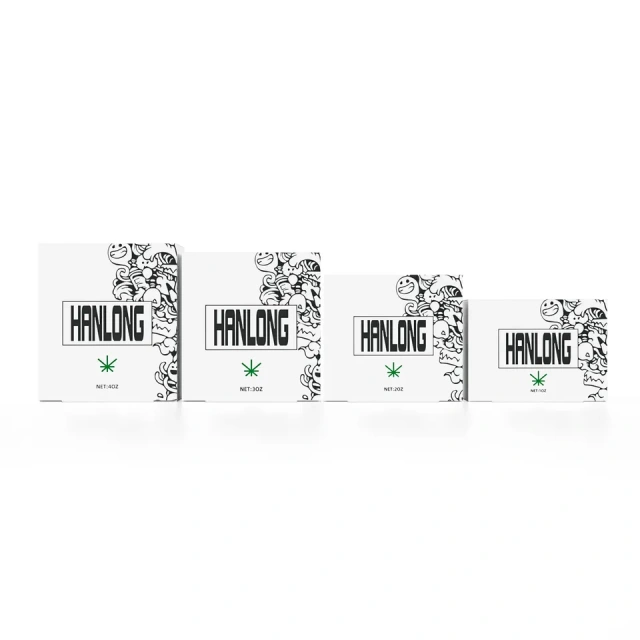 Customized paper can logo exclusive printing brand image instantly jars of weed