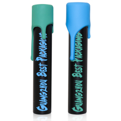 king size 98mm 110mm tube container child proof silicone cap glass tube for prerolls