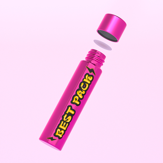 Free Samples Custom Stickers Single Child Resistant Tobacco Herb 116Mm Glass Pre Roll Tubes packaging With Lid