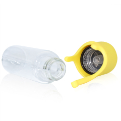 king size 98mm 110mm tube container child proof silicone cap glass tube for prerolls