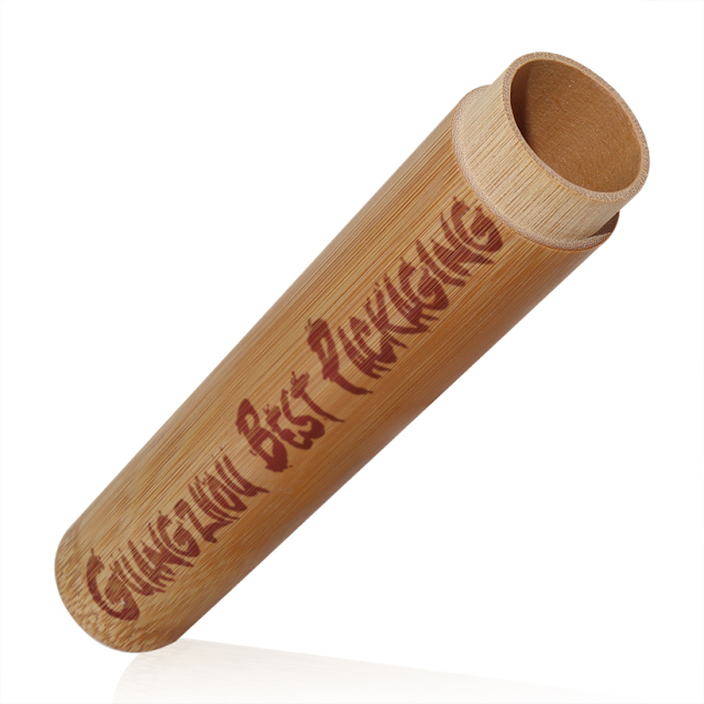 Custom label printing Glass Pre Packaging Roll Tubes Child Resistant Glass Tube Preroll 125mm 116mm Tubes glass tube manufacturers