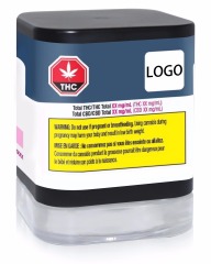 7ml Concentrate glass Child proof JAr with tall lid