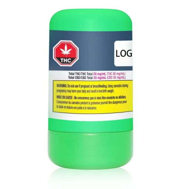 7ml Concentrate glass Child proof JAr with tall lid