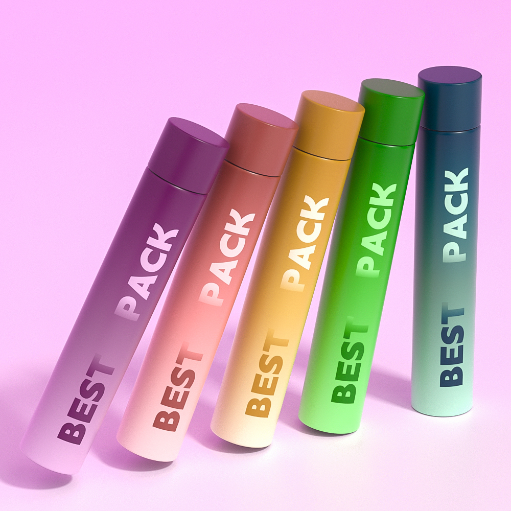 Borosilicate Glass Tube Doob Cigarettes Container With Child Resistant Lid