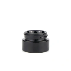 Jar cannabis oil round glass canister with lid cbd jar whosesale