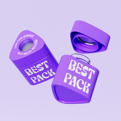 Hot selling cannabis packaging bottles pop vac jar with child proof caps wholesale