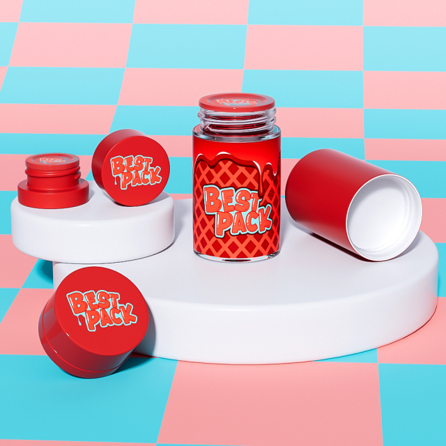 Medicinal-grade glass cannabis oil container - safe and residue-free, ensuring peace of mind during storage