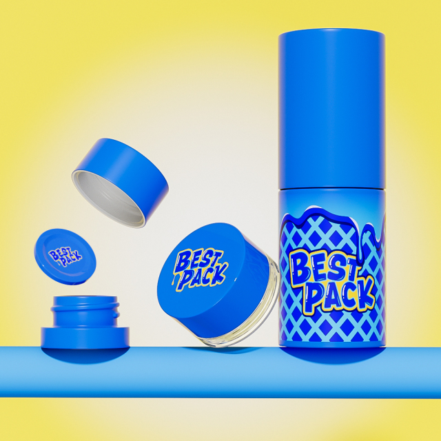 Threaded-cap hemp oil glass bottle - leak-proof and theft-proof design, ensuring more reliable transportation and storage