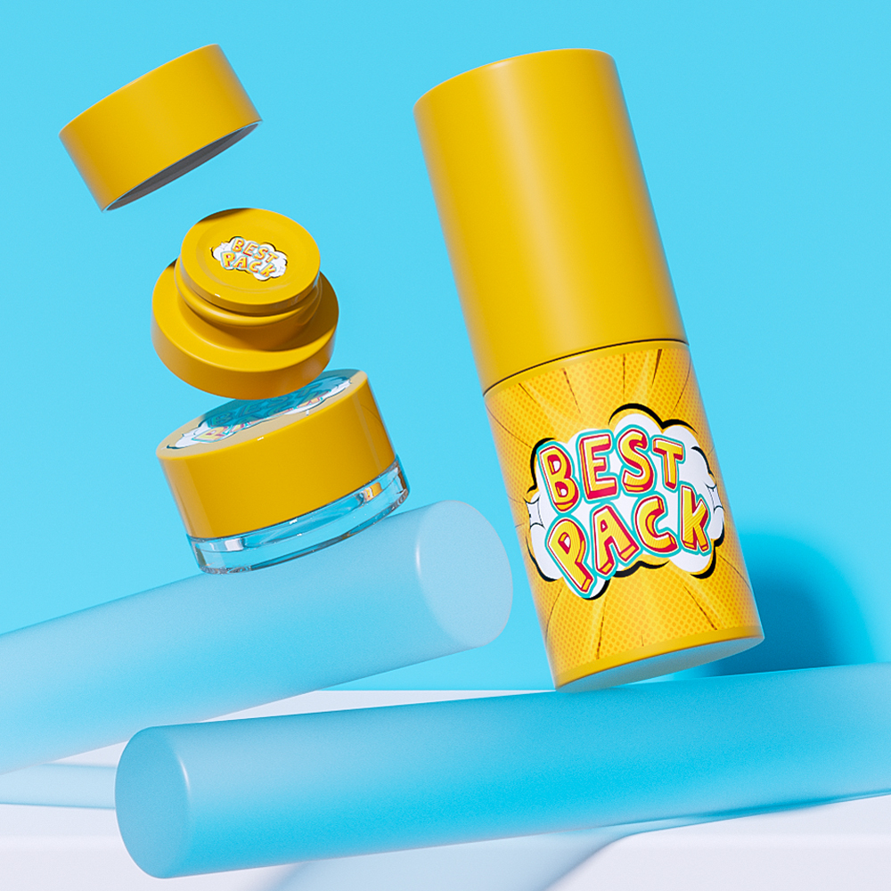 High-transparency glass cannabis oil bottle - Locks in natural activity, showcasing pure texture