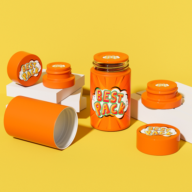 Threaded-cap hemp oil glass bottle - leak-proof and theft-proof design, ensuring more reliable transportation and storage