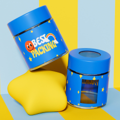 Original fragrance not hidden, open-window twist glass jar