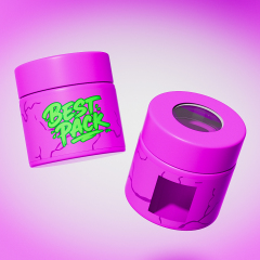 Original fragrance not hidden, open-window twist glass jar