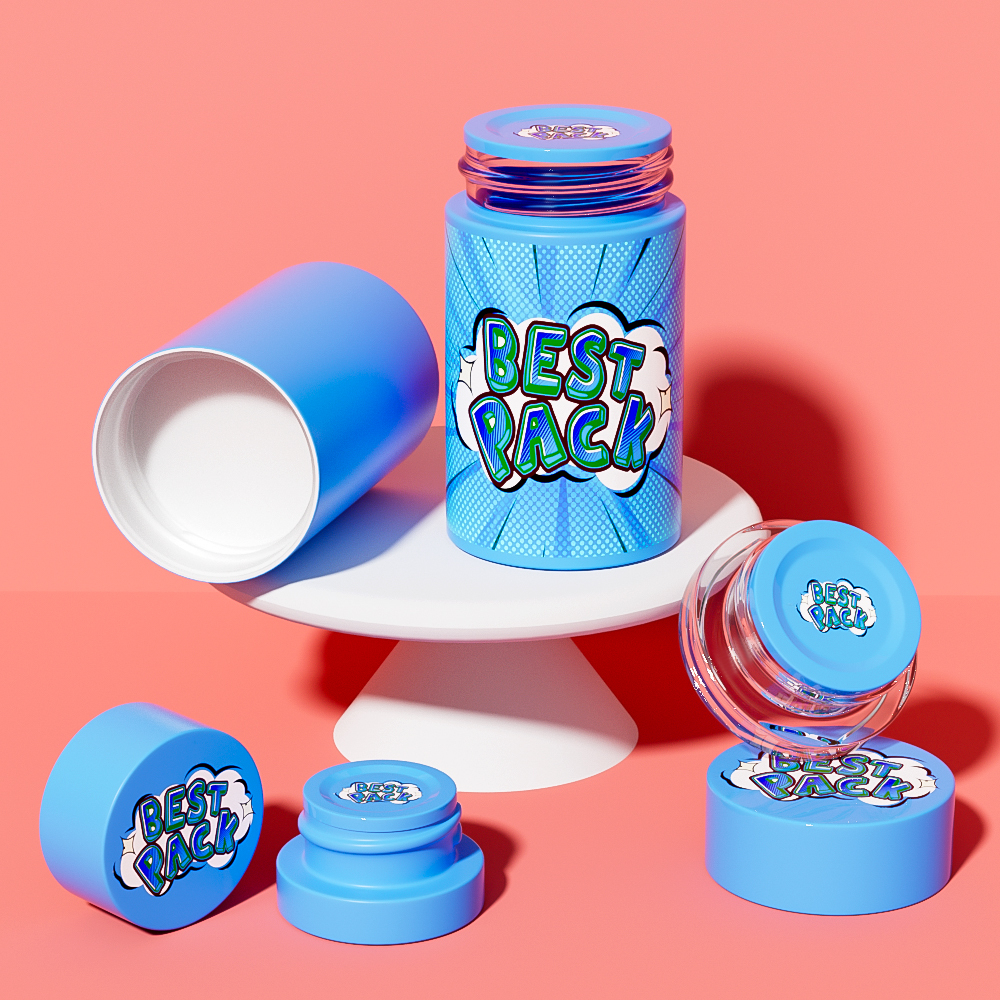 With a high-quality lid, the excellent sealing performance of the hemp oil glass bottle is evident
