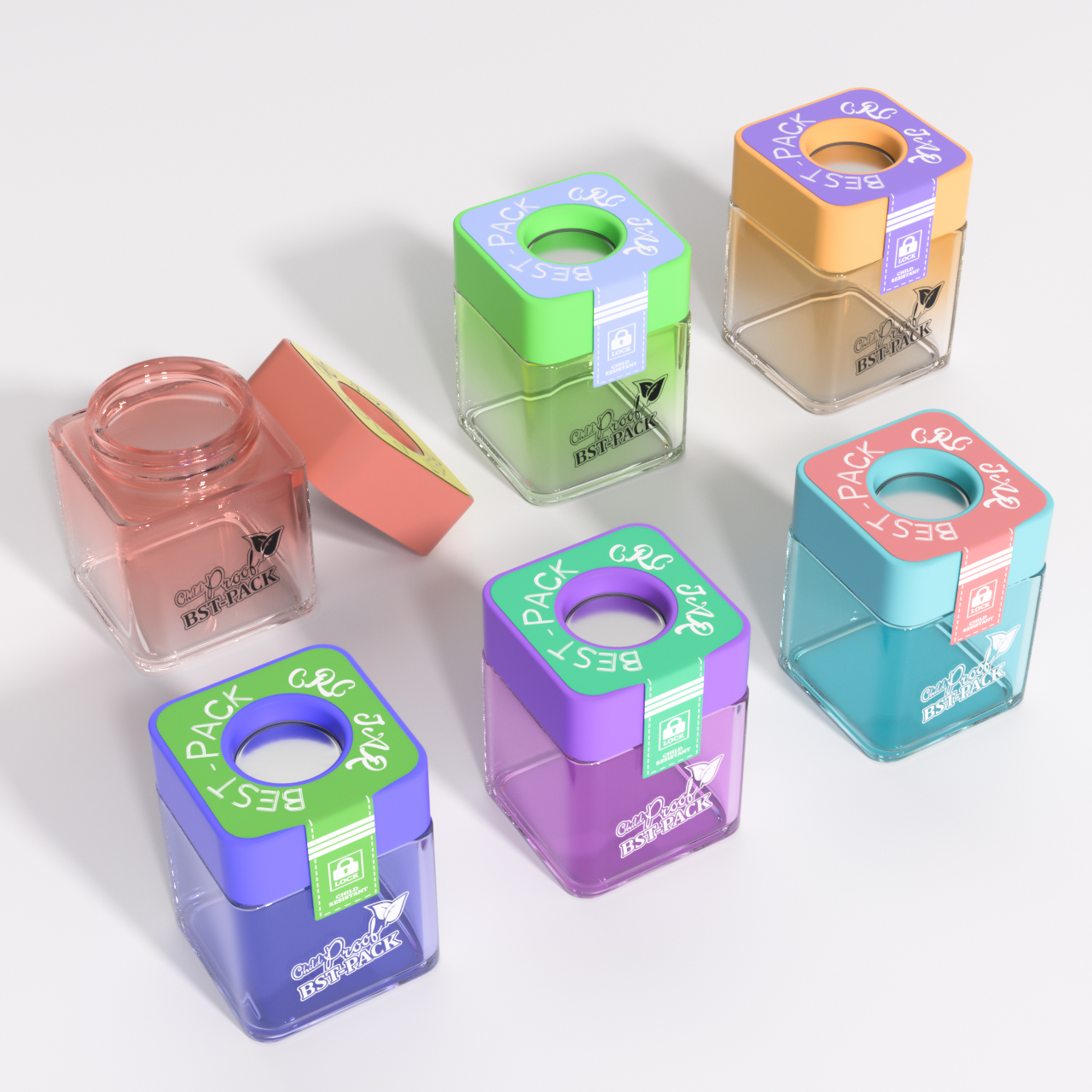 Labels Pop-Vac Concentrate ORIGINAL Container Jar concentrate cbd oil Refillable Storage Vacuum jar
