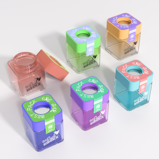 4ml Refillable Storage Vacuum Seal Container Jarconcentrate cbd oil jar pop vac jar For Herb Floral Powder Spice Concentrates