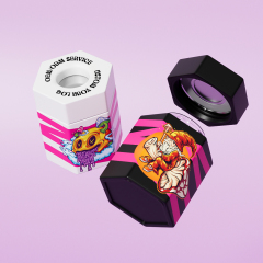 Custom luxury Child Resistant Pre Roll Tube With Label Stickers Clear Glass Pre Roll Tubes pop vac jar Packaging