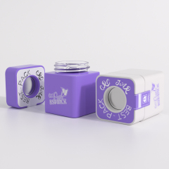 Pop-Vac labels Jars Glass Jars 3ml 5ml 7ml 9ml concentrate cbd oil dropper custom popvac jar