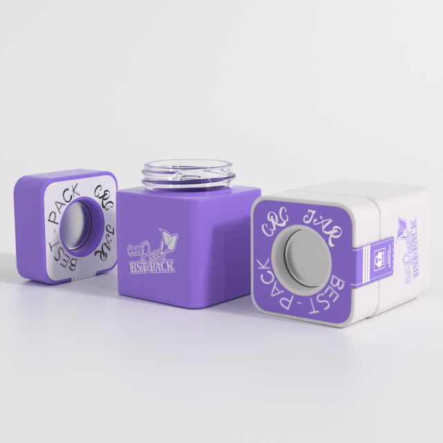 Pop-Vac labels Jars Glass Jars 3ml 5ml 7ml 9ml concentrate cbd oil dropper custom popvac jar