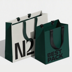 Light textured paper gift bag: a low-key texture, a simple choice for daily gifts