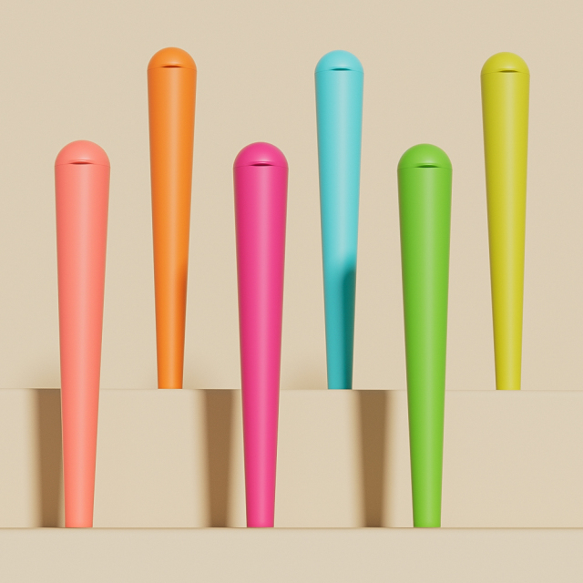 Compact and space saving: Round lid bouncing cigarette tube bottle, easy to fit your daily needs