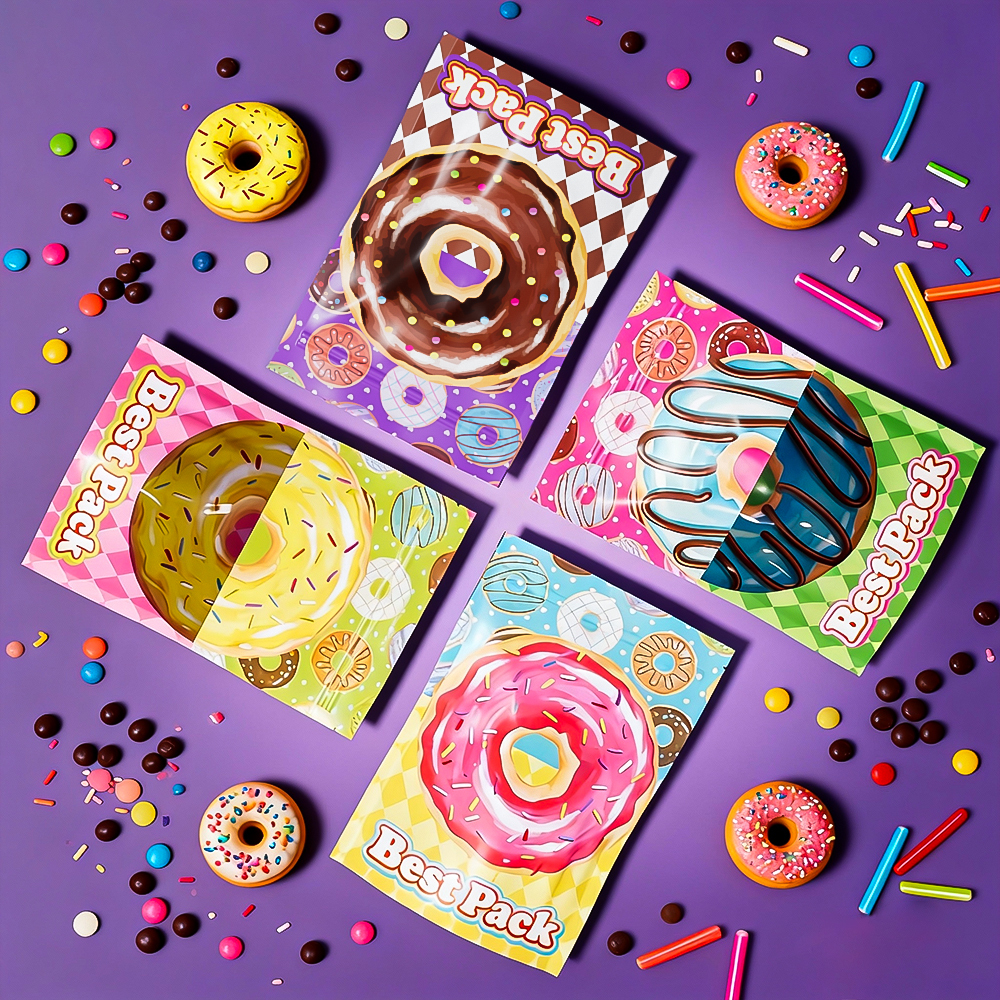 Sealed packaging of cannabis candy, perfect combination of high-quality wheat and sesame