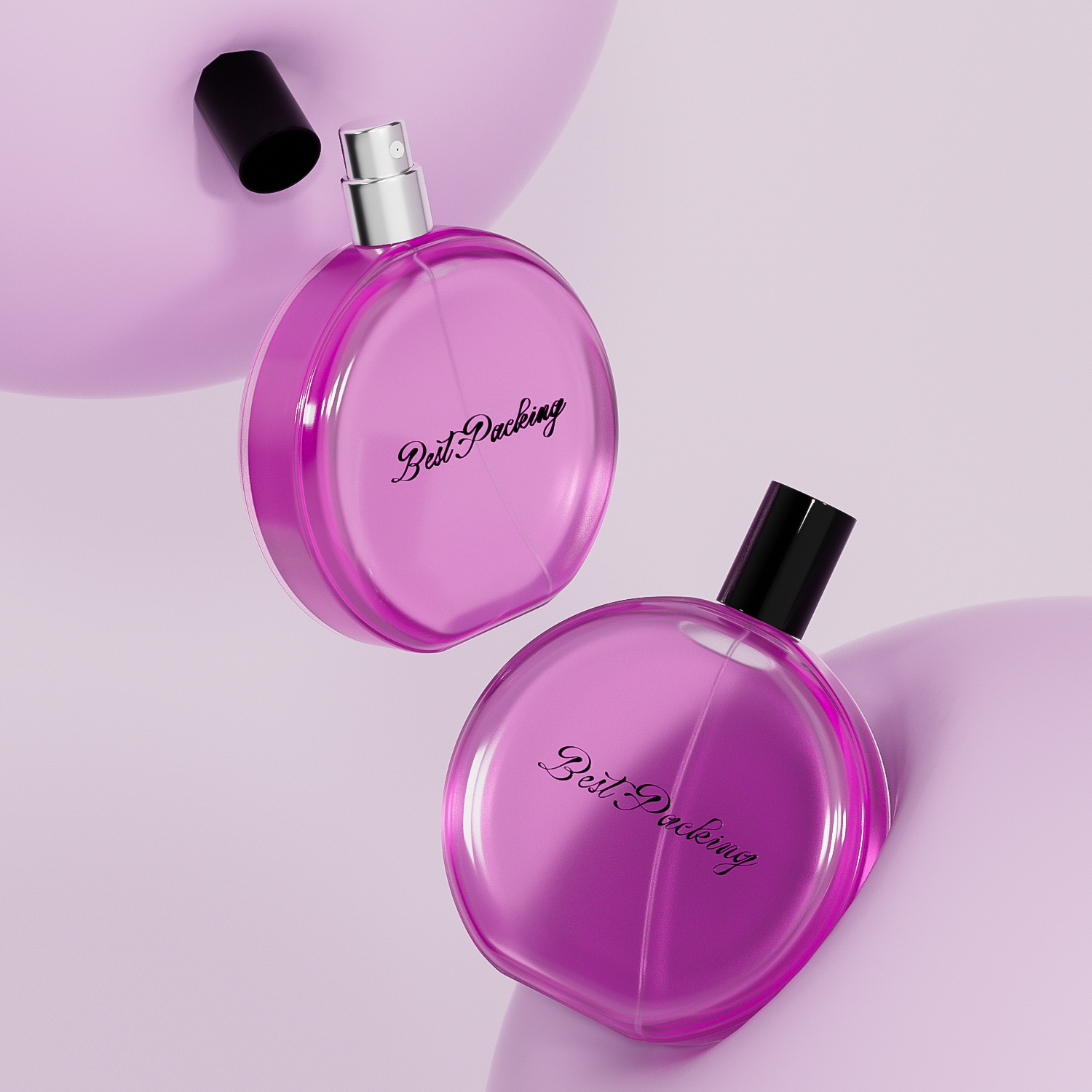 Multi specification optional: high borosilicate universal perfume glass bottle