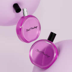 Light and transparent, suitable for every style - high boron silicon ins fragrant water bottle