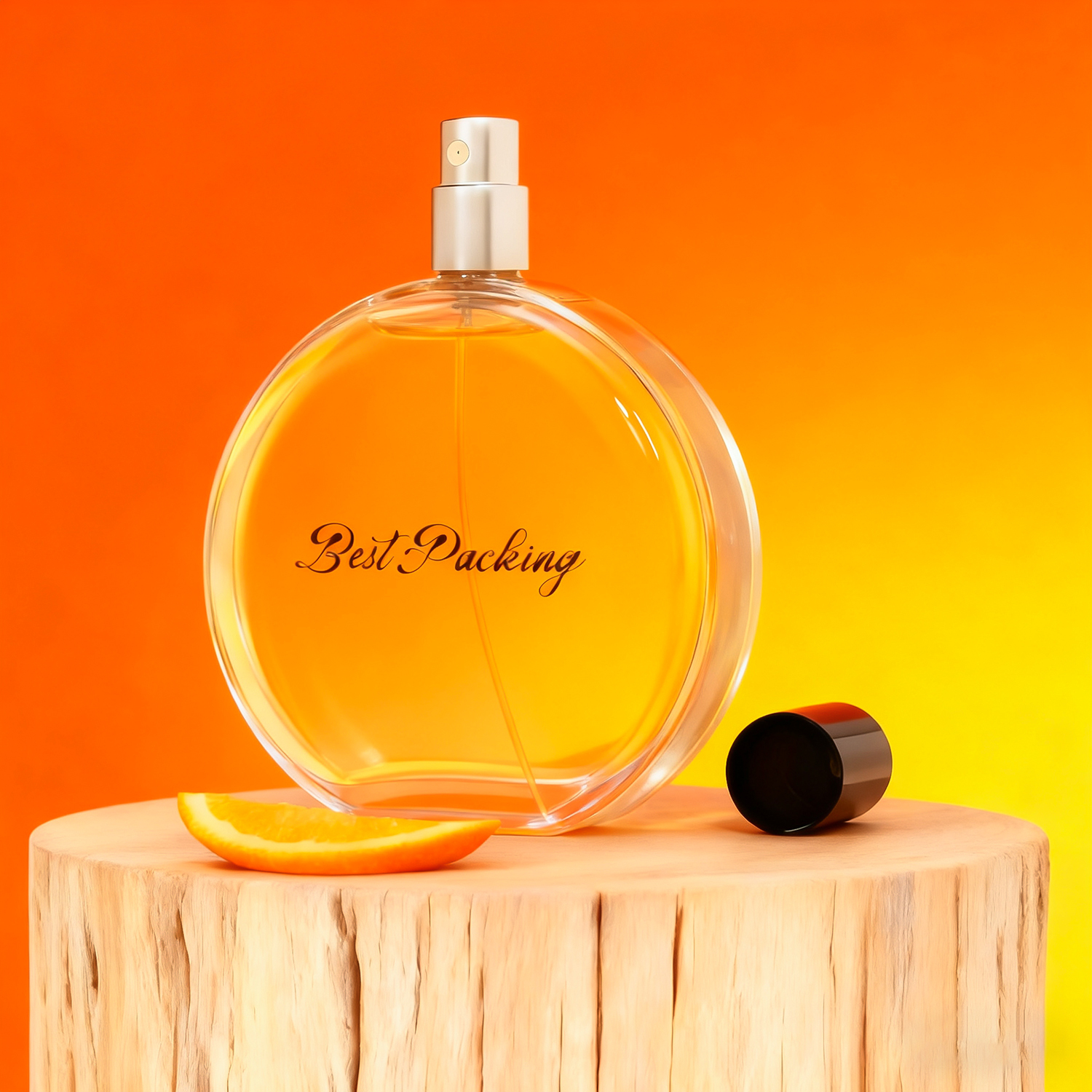 Leak proof and pressure resistant: high borosilicate portable perfume glass bottle