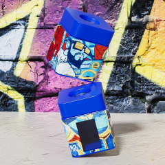 Large Fried Dough Twists packed in high borosilicate glass bottle, sealed and fresh, more durable  pop vac jar