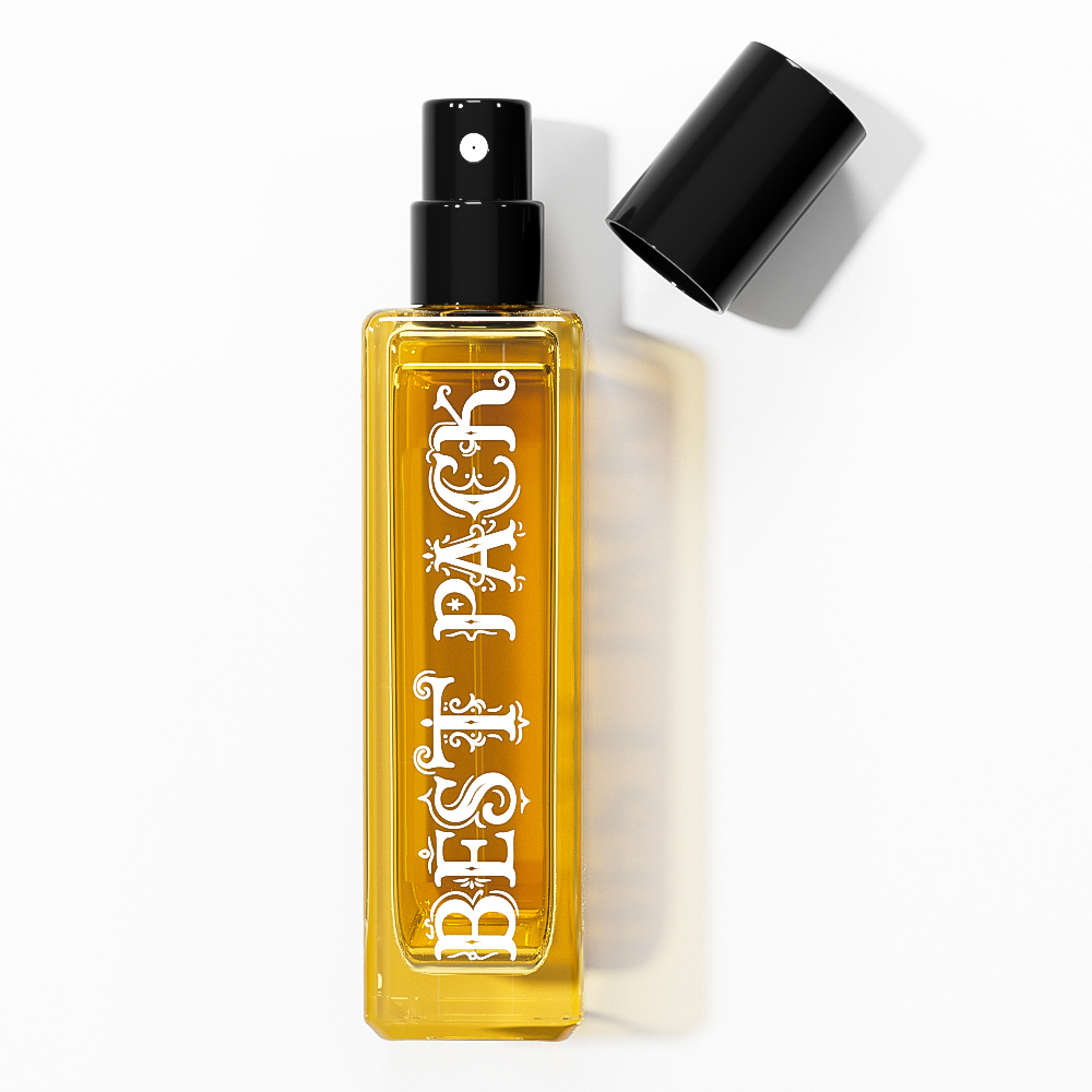 Press-type perfume refill bottle Precise control of quantity Delicate spray for more even distribution