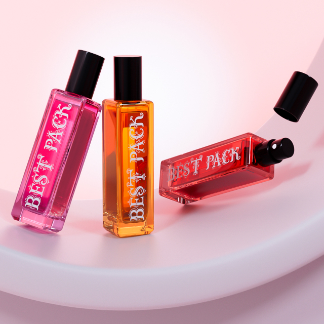 Mini perfume refill bottle, compact and portable, for replenishing fragrance anytime without burden