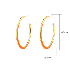 18K GOLD ORANGE (DOUBLE SIDE)