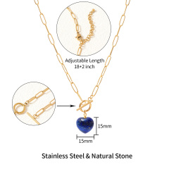 18K GOLD LAPIS LAZULI
