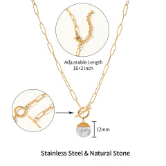 18K GOLD WHITE TURQUOISE