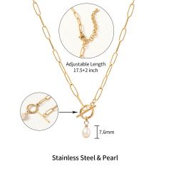 18K GOLD FRESHWATER PEARL