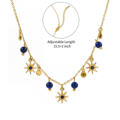 18K GOLD LAPIS LAZULI