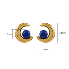 18K GOLD LAPIS LAZULI