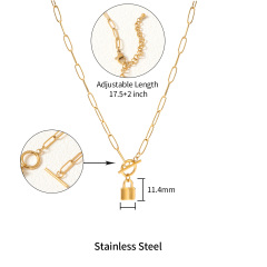 18K GOLD LOCK