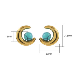 18K GOLD TURQUOISE