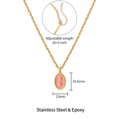 18K GOLD PINK STAR
