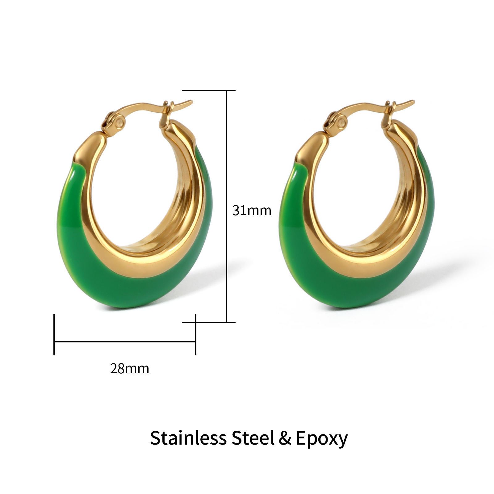 Bohemian Gold Stainless Steel Earrings in Multiple Chic Styles