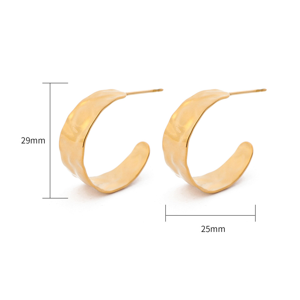 Various Styles Stainless Steel Gold Hoop Earrings for Everyday Chic