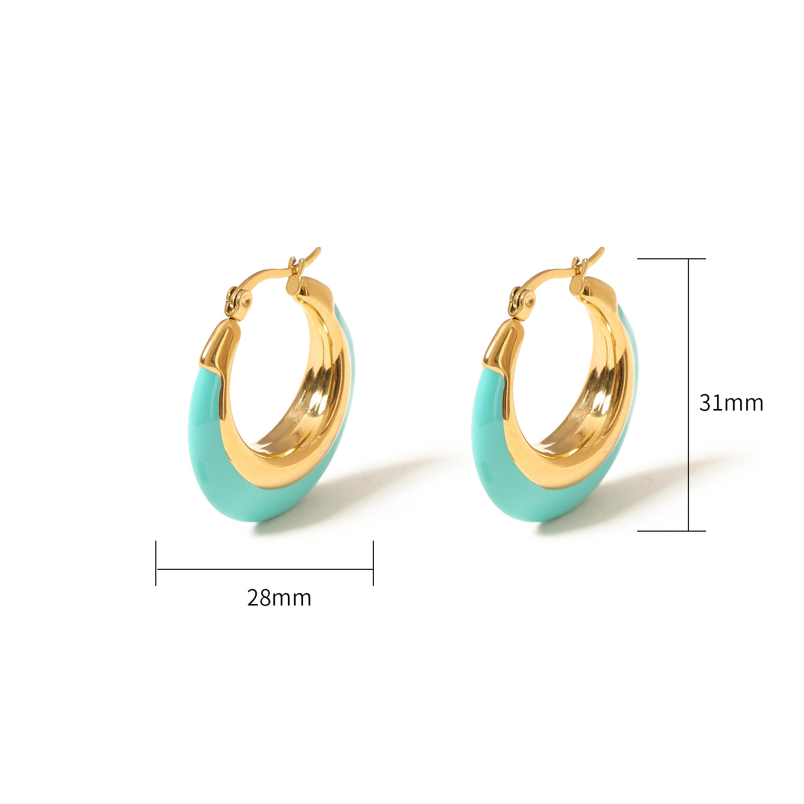 Bohemian Gold Stainless Steel Earrings in Multiple Chic Styles