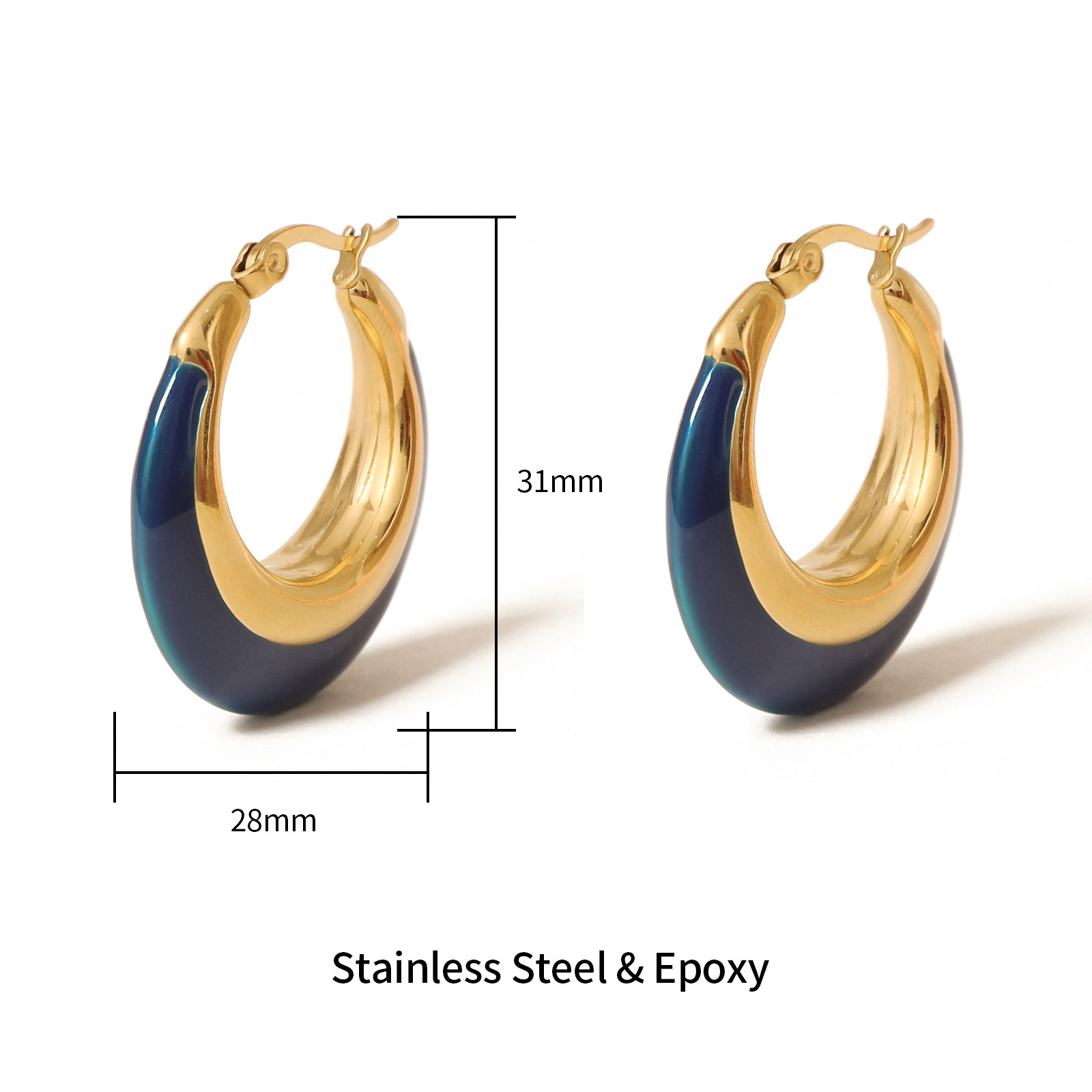 Bohemian Gold Stainless Steel Earrings in Multiple Chic Styles