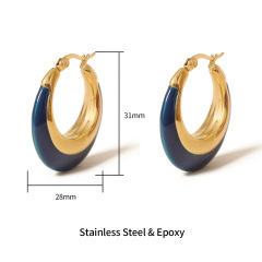 18K GOLD NAVY BLUE