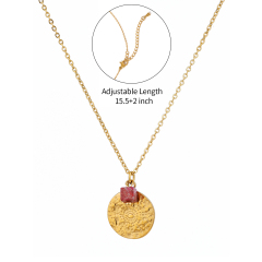 18K GOLD RED IMPERIAL JASPER