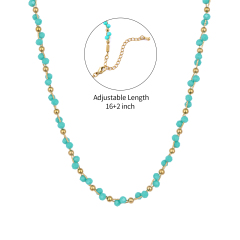 18K GOLD BLUE CRYSTAL